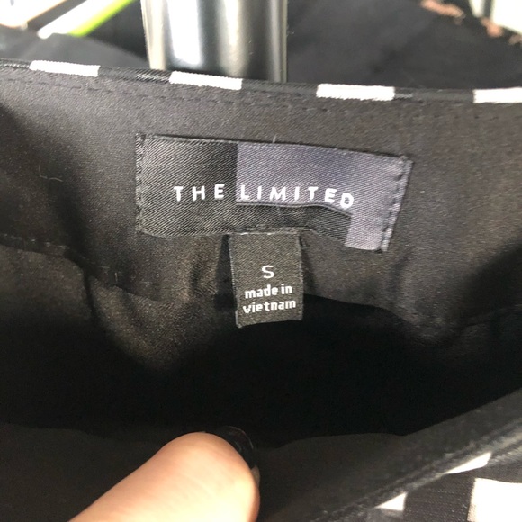 The Limited // Black & White Print Full Skirt - Picture 3 of 5